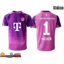 Camisa de Futebol Bayern Munich Manuel Neuer #1 Goleiro Equipamento Alternativo 2025-26 Manga Curta